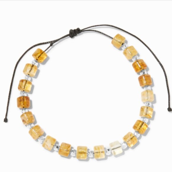 Icing Amber Beaded Bolo Bracelet - Picture 1 of 2